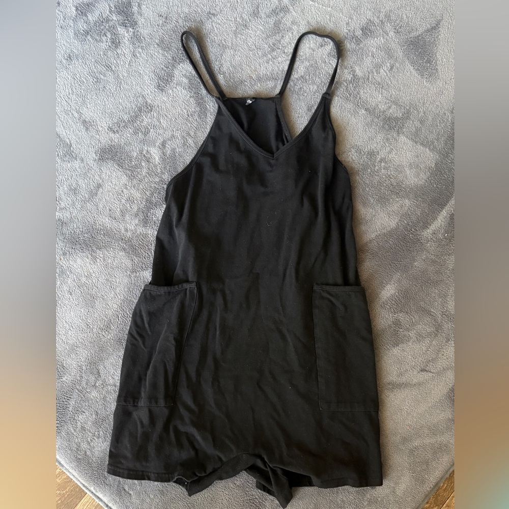 Black shorts Romper